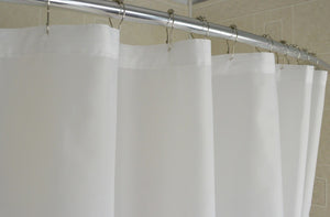 Shower Liner Nylon Fabric - 72 X 72  - White