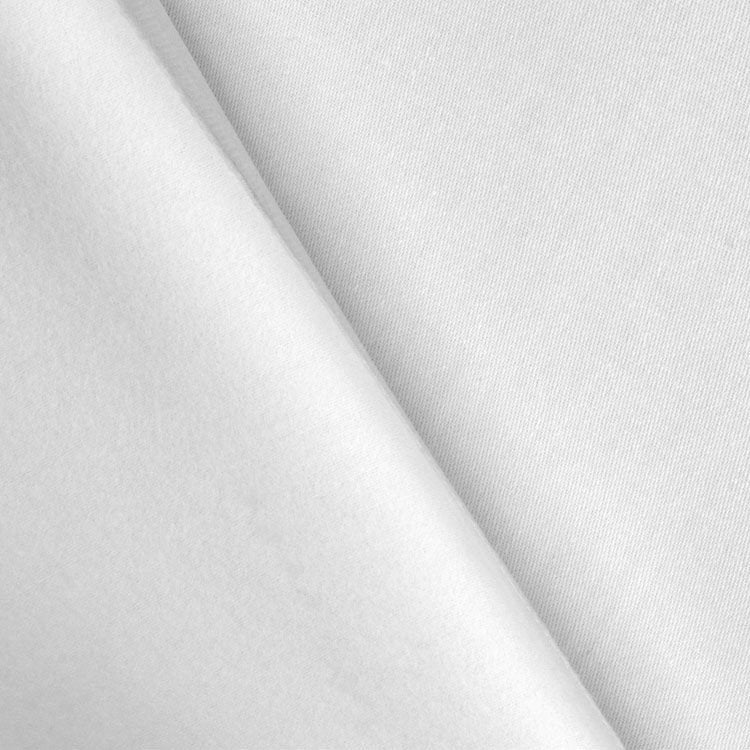 Classic Sateen Napped - White