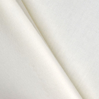 Classic Sateen Napped - PaIe Ivory