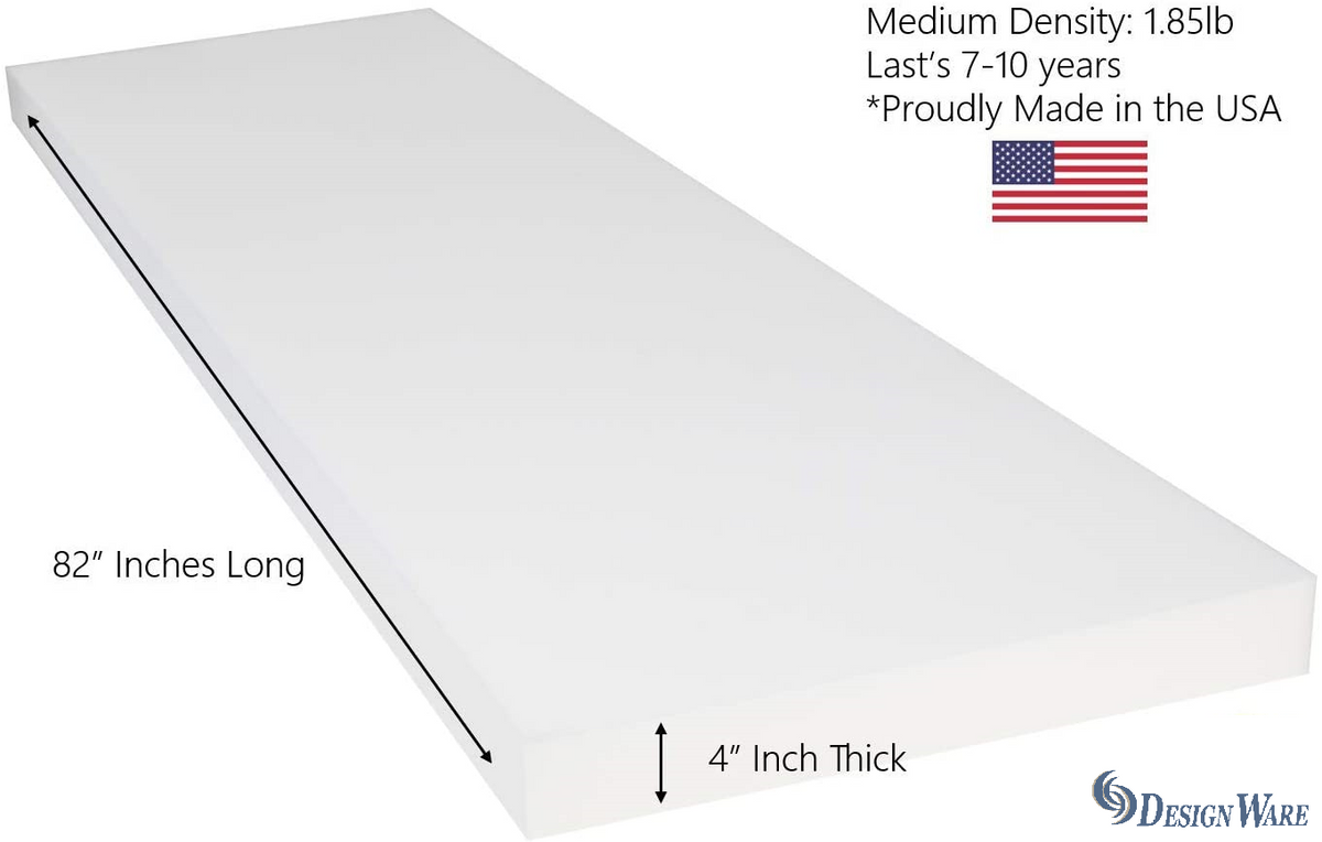 ULTRA FIRM 72 INCHES LONG UPHOLSTERY FOAM