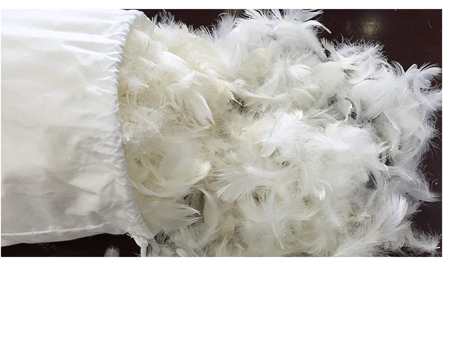 6cm White Goose Feather - Wholesale Down Feather Supplier